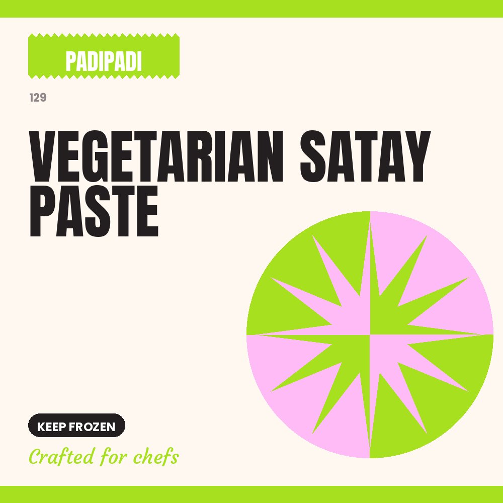 VEGETARIAN SATAY PASTE by Padi Padi