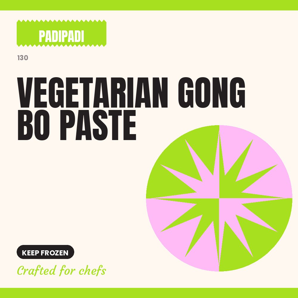 VEGETARIAN GONG BO PASTE by Padi Padi