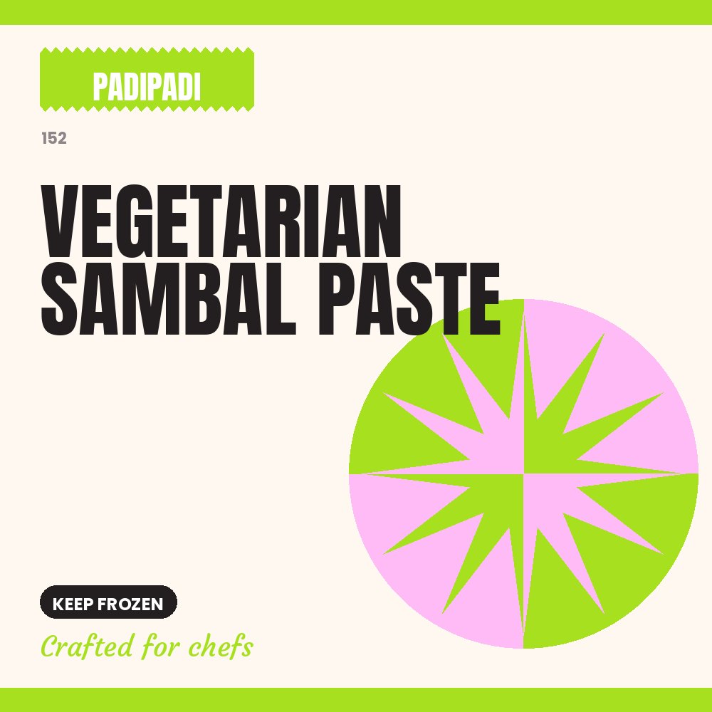 VEGETARIAN SAMBAL PASTE by Padi Padi