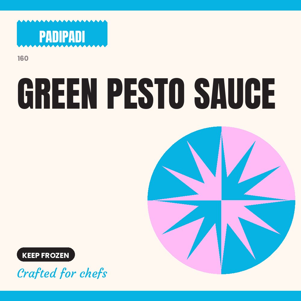 GREEN PESTO SAUCE by Padi Padi