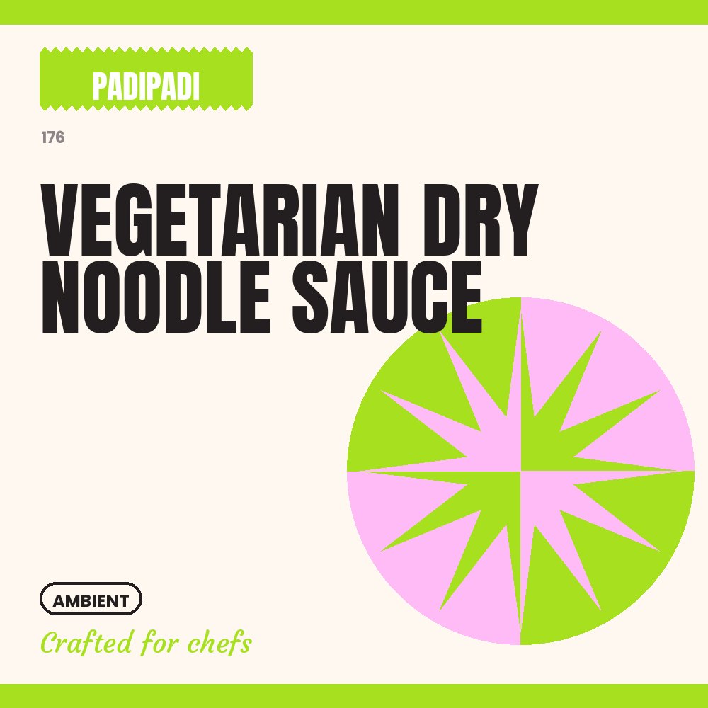 VEGETARIAN DRY NOODLE SAUCE [pre-order] by Padi Padi