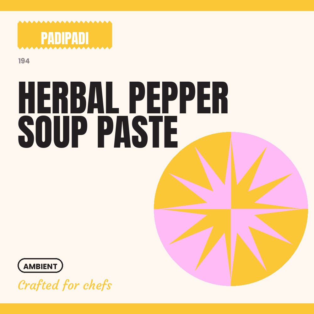 HERBAL PEPPER SOUP PASTE by Padi Padi