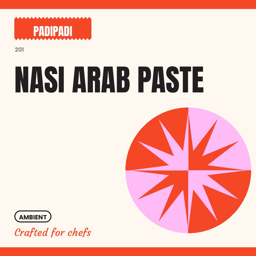 NASI ARAB PASTE [pre-order] by Padi Padi