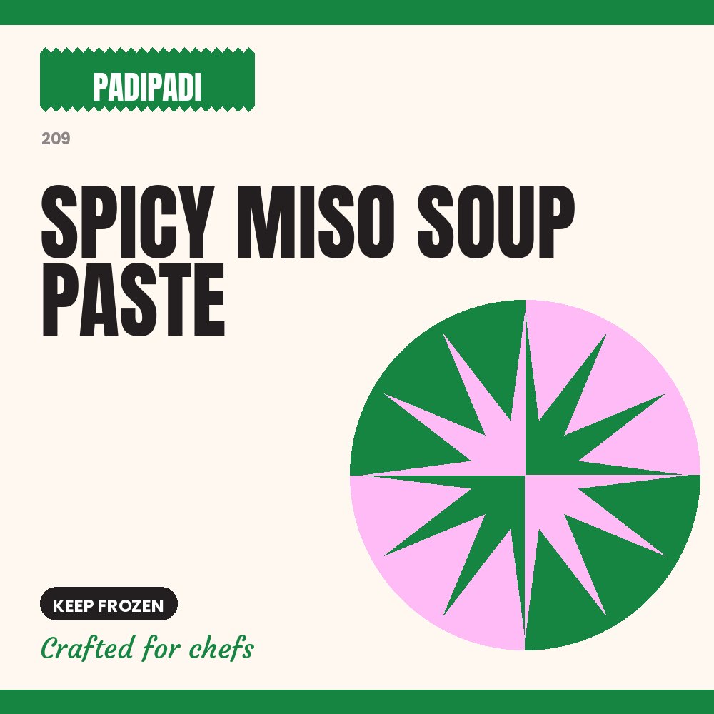 SPICY MISO SOUP PASTE by Padi Padi
