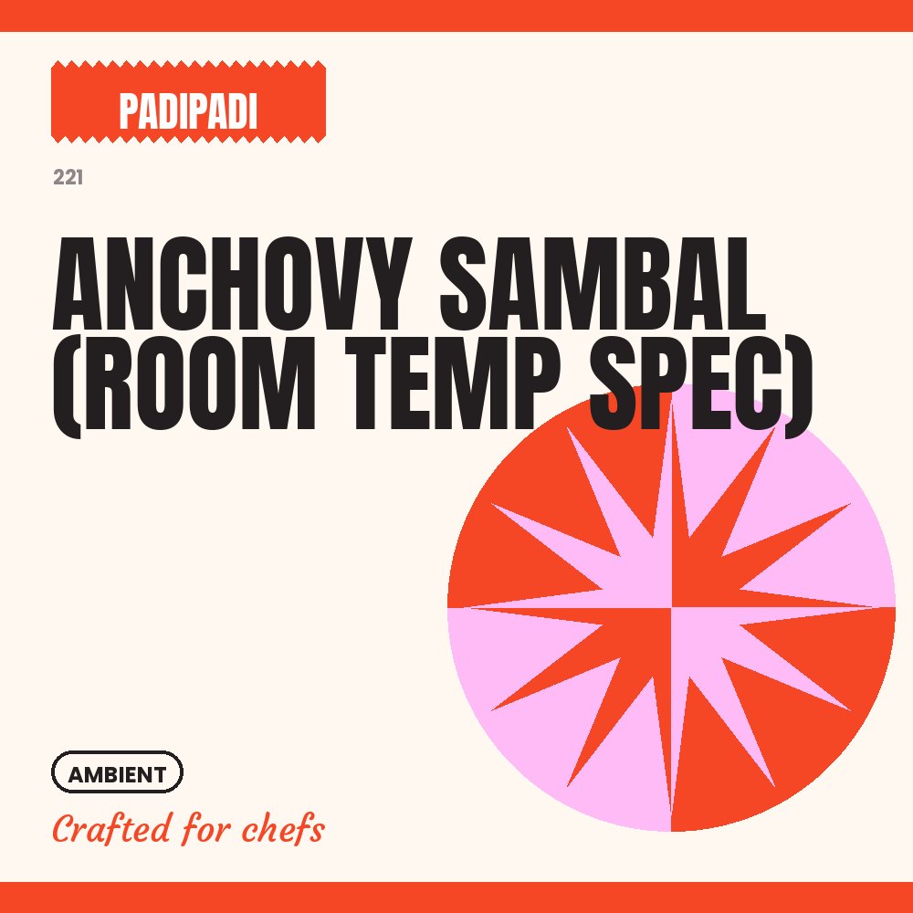 ANCHOVY SAMBAL (ROOM TEMP SPEC) by Padi Padi
