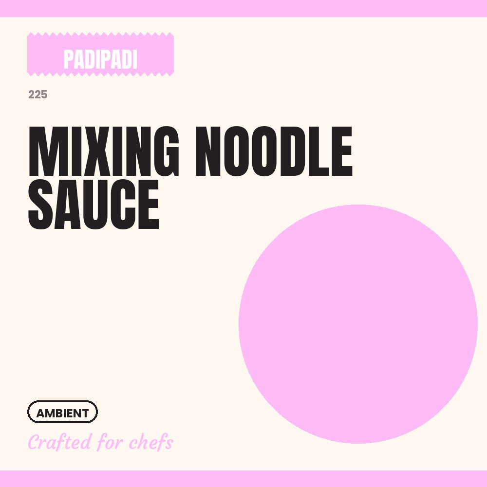 MIXING NOODLE SAUCE by Padi Padi