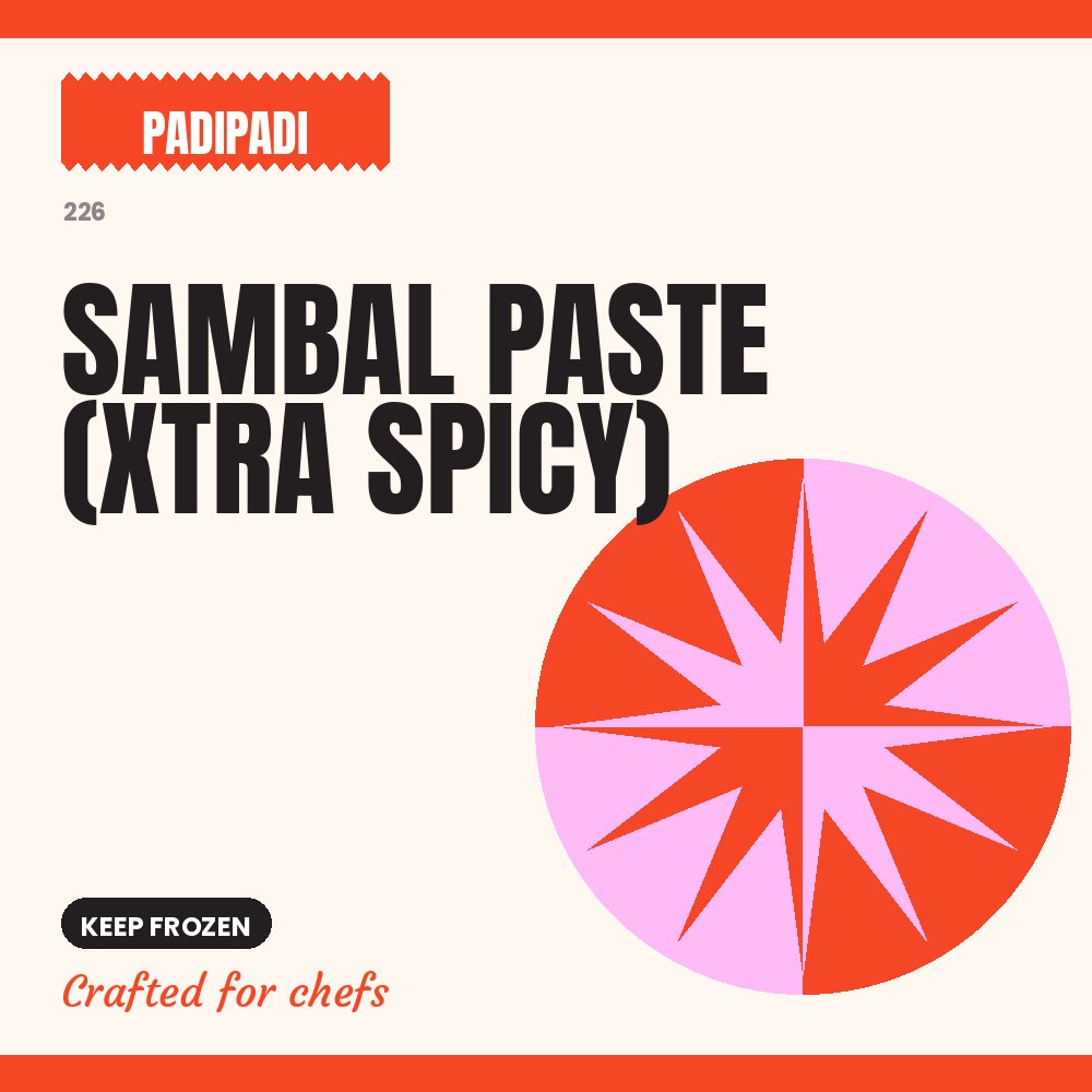 SAMBAL PASTE (XTRA SPICY) by Padi Padi