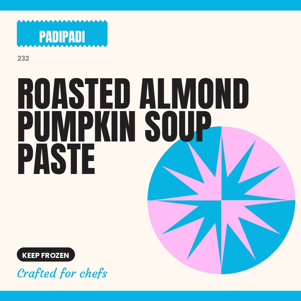 ROASTED ALMOND PUMPKIN SOUP PASTE [pre-order] by Padi Padi