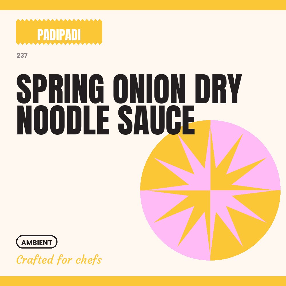SPRING ONION DRY NOODLE SAUCE [pre-order] by Padi Padi