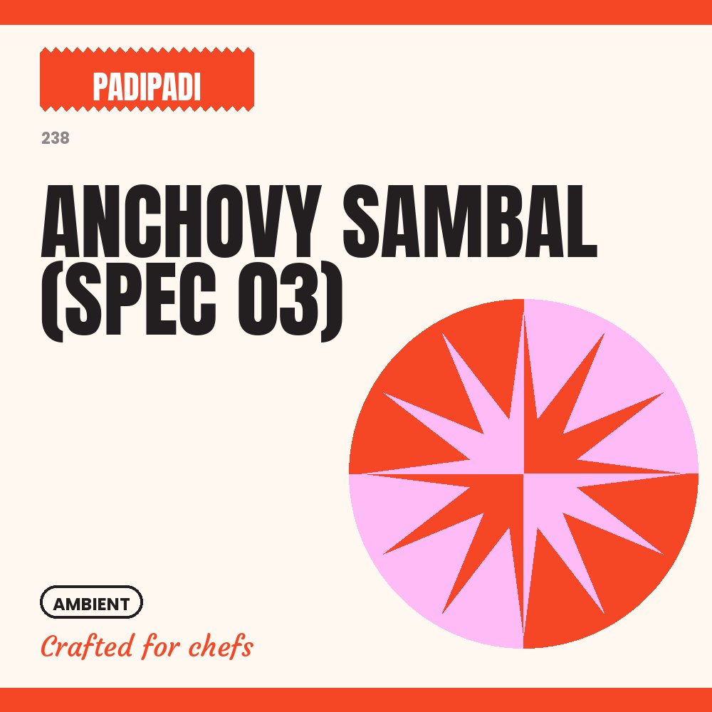 ANCHOVY SAMBAL (SPEC 03) by Padi Padi