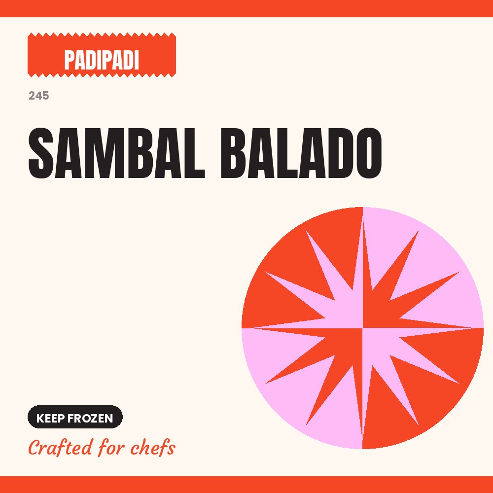 SAMBAL BALADO [pre-order] by Padi Padi