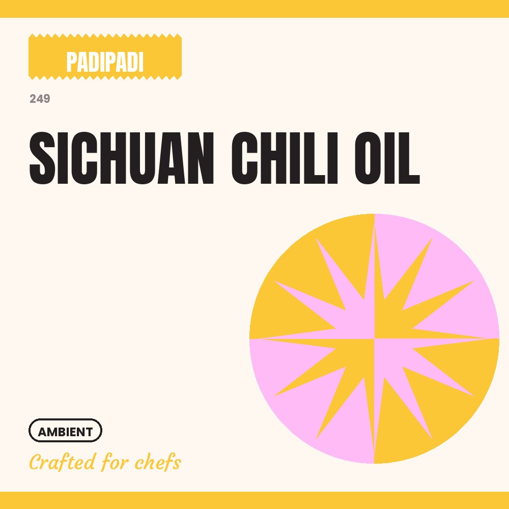 SICHUAN CHILI OIL [pre-order] by Padi Padi