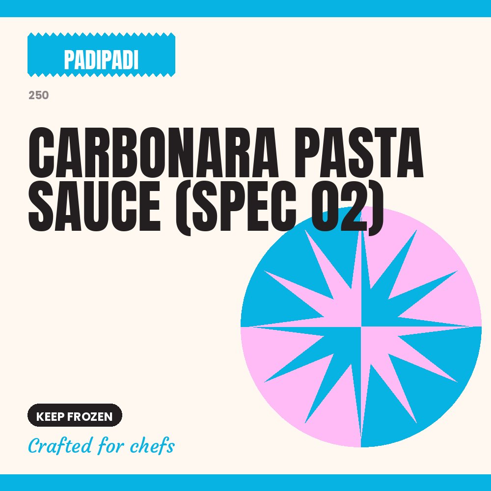 CARBONARA PASTA SAUCE (SPEC 02) by Padi Padi