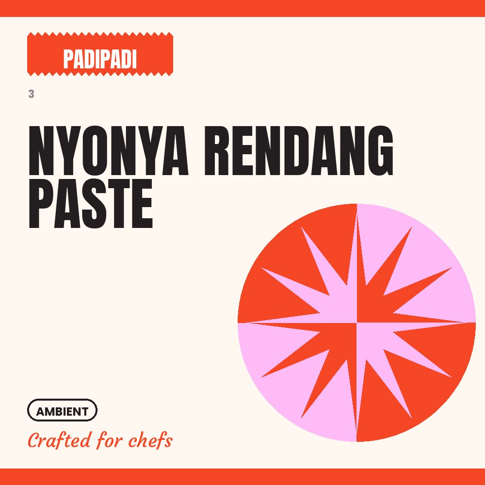 NYONYA RENDANG PASTE by Padi Padi