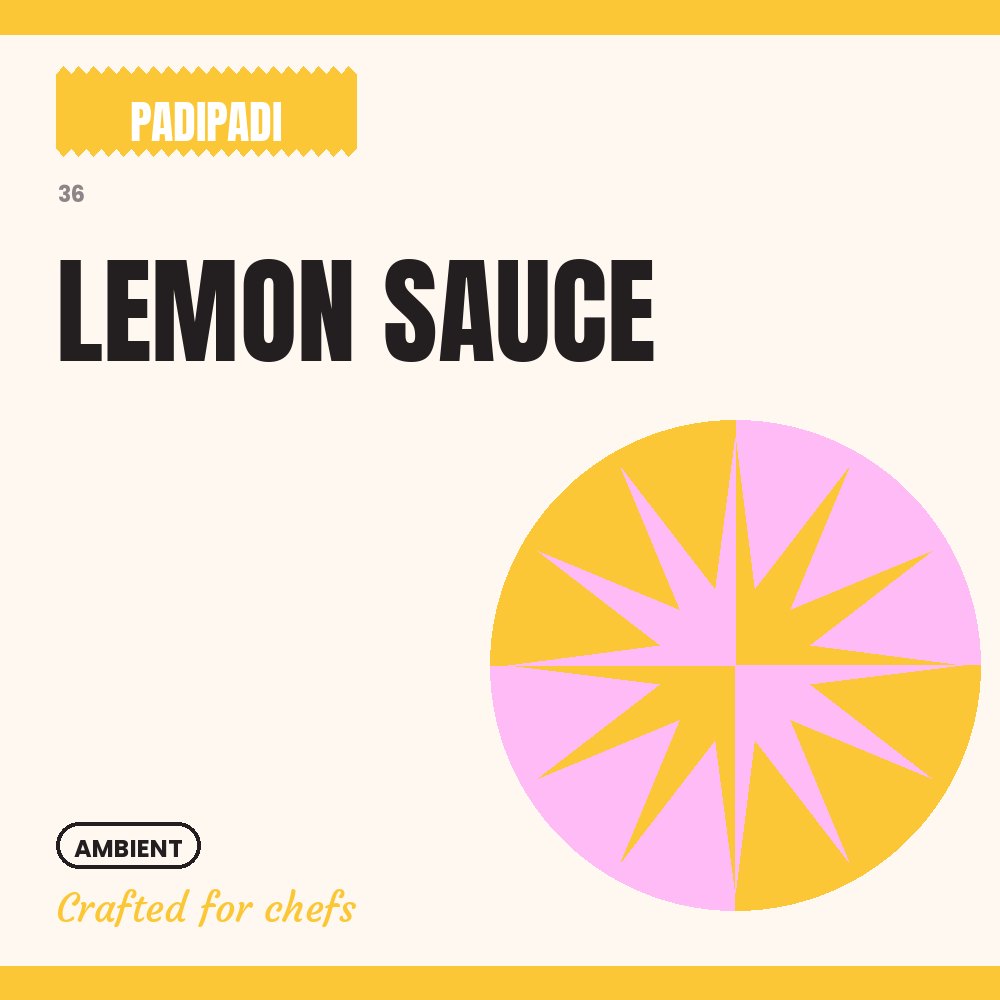 LEMON SAUCE by Padi Padi