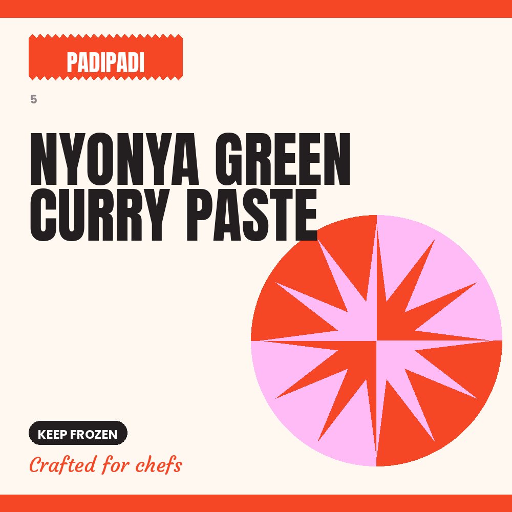 NYONYA GREEN CURRY PASTE by Padi Padi