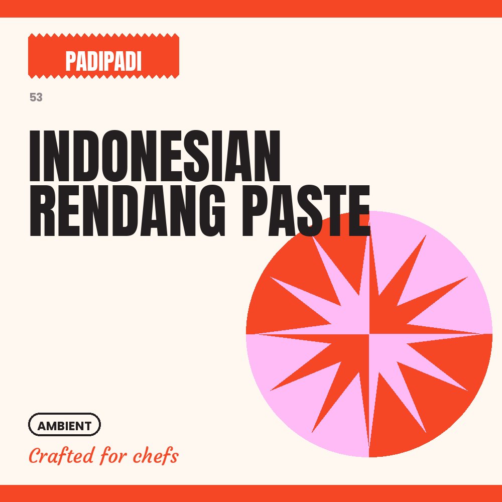 INDONESIAN RENDANG PASTE by Padi Padi