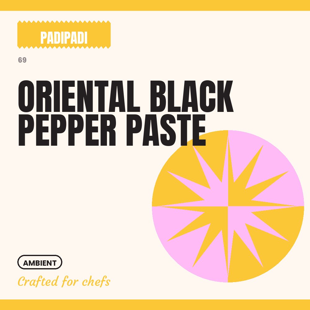 ORIENTAL BLACK PEPPER PASTE by Padi Padi