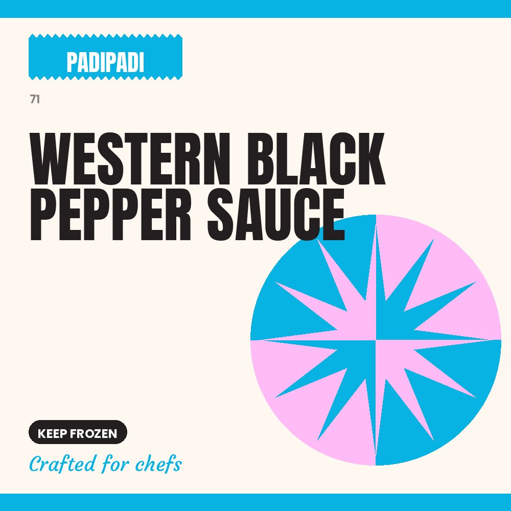 WESTERN BLACK PEPPER SAUCE by Padi Padi