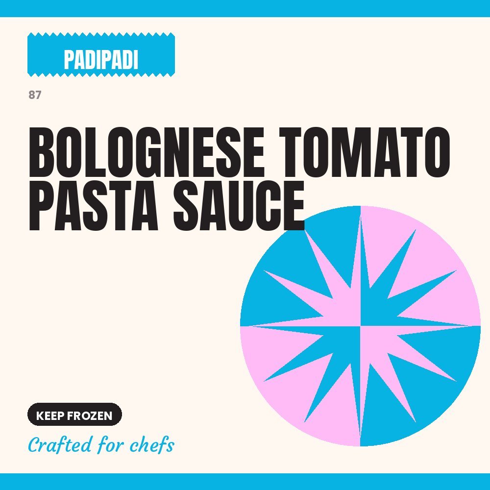 BOLOGNESE TOMATO PASTA SAUCE by Padi Padi