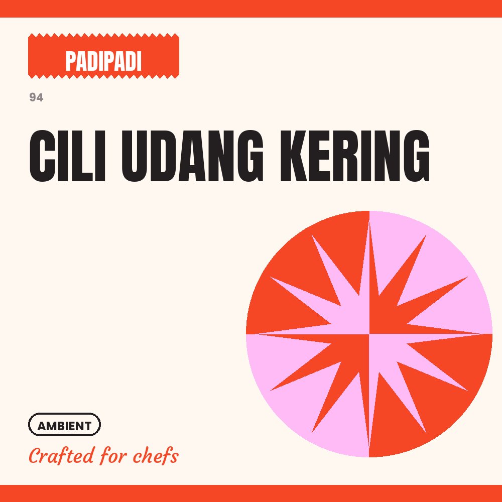 CILI UDANG KERING by Padi Padi